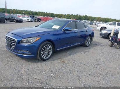 2017 GENESIS G80 3.8 Blue  Gasoline KMHGN4JE5HU193408 photo #3