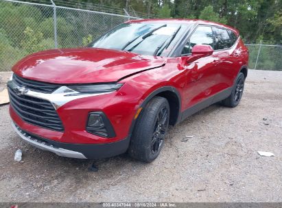 2021 CHEVROLET BLAZER FWD 1LT Red  Gasoline 3GNKBBRA3MS537428 photo #3