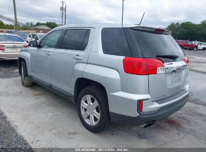 2016 GMC TERRAIN SLE-1 Silver  Flexible Fuel 2GKALMEK4G6291055 photo #4