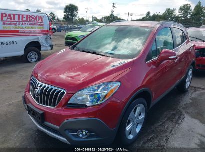 2015 BUICK ENCORE CONVENIENCE Burgundy  Gasoline KL4CJFSBXFB245861 photo #3