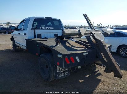 2008 DODGE RAM 3500 HD CHASSIS ST/SLT/LARAMIE White  Diesel 3D6WH48A78G104977 photo #4