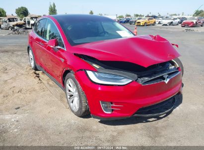 2016 TESLA MODEL X 60D/70D/75D/90D Red  Electric 5YJXCAE29GF017963 photo #1