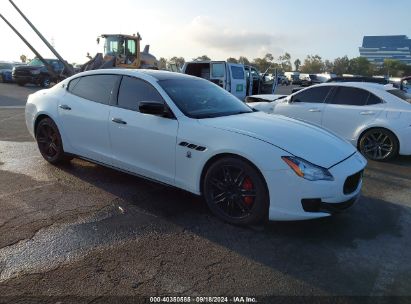 2015 MASERATI QUATTROPORTE S Q4 White  Gasoline ZAM56RRA9F1142673 photo #1