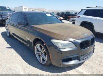 2012 BMW 750LI XDRIVE Black  Gasoline WBAKC8C55CC435053 photo #1