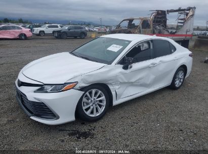 2022 TOYOTA CAMRY LE AWD White  Gasoline JM1BL1SGXA1165243 photo #3