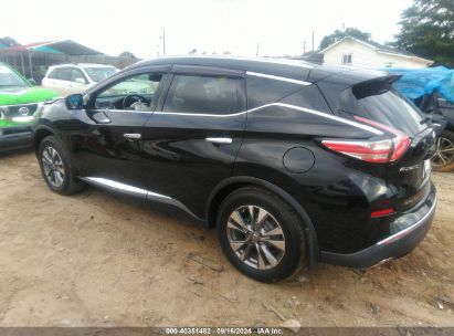 2018 NISSAN MURANO PLATINUM/S/SL/SV Black  Gasoline 5N1AZ2MH0JN141382 photo #4