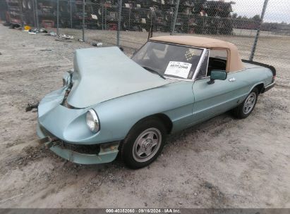 1983 ALFA ROMEO VELOCE 2000 SPIDER Teal  Gasoline ZARBA5415D1017274 photo #3