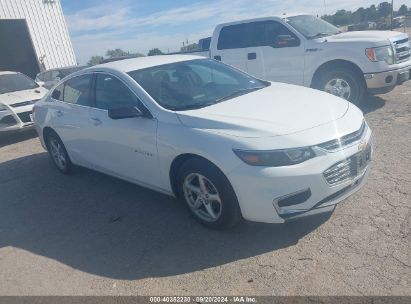 2018 CHEVROLET MALIBU 1LS White  Gasoline 1G1ZB5ST9JF281521 photo #1