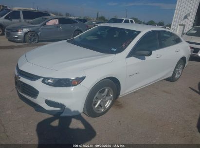 2018 CHEVROLET MALIBU 1LS White  Gasoline 1G1ZB5ST9JF281521 photo #3