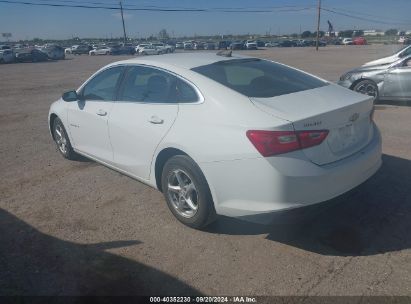 2018 CHEVROLET MALIBU 1LS White  Gasoline 1G1ZB5ST9JF281521 photo #4