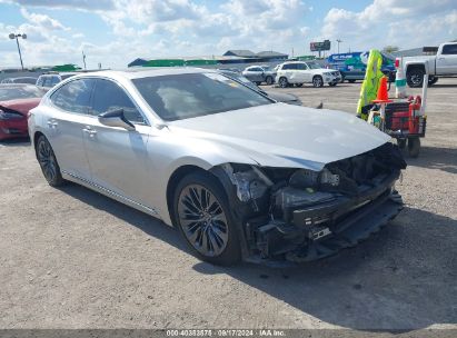 2018 LEXUS LS 500 Silver  Gasoline JTHC51FF3J5000478 photo #1