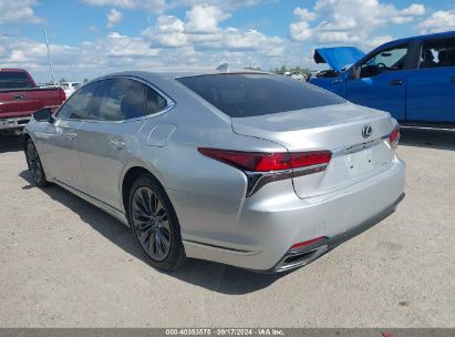 2018 LEXUS LS 500 Silver  Gasoline JTHC51FF3J5000478 photo #4