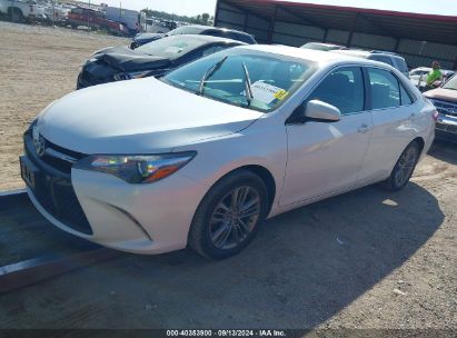 2016 TOYOTA CAMRY SE White  Gasoline 4T1BF1FKXGU132560 photo #3