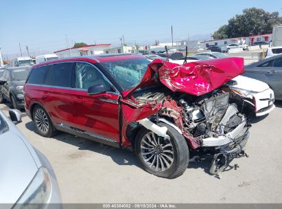 2020 LINCOLN AVIATOR RESERVE Red  Gasoline 5LM5J7WC9LGL29488 photo #1