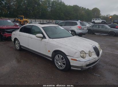 2003 JAGUAR S-TYPE 4.2L V8 White  Gasoline SAJEA01U83HM77447 photo #1