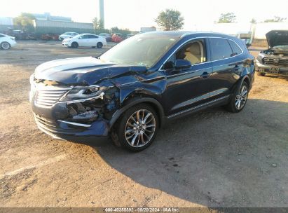 2017 LINCOLN MKC RESERVE Dark Blue  Gasoline 5LMCJ3C92HUL09374 photo #3