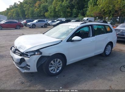 2016 VOLKSWAGEN GOLF SPORTWAGEN TSI S 4-DOOR White  Gasoline 3VWC17AU4GM514331 photo #3