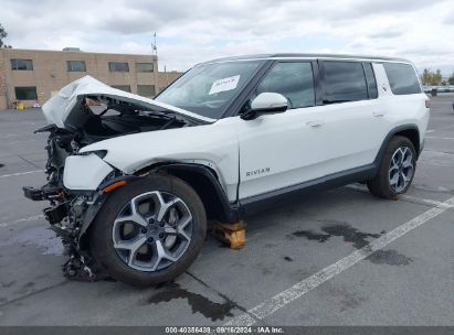 2024 RIVIAN R1S ADVENTURE DUAL MOTOR MAX PACK/ADVENTURE DUAL MOTOR PERF MAX PACK White  Electric 7PDSGCBA4RN032731 photo #3