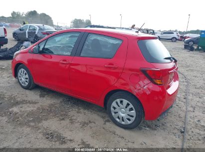 2016 TOYOTA YARIS L Red  Gasoline VNKKTUD31GA063549 photo #4