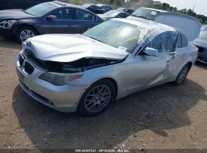 2007 BMW 530XI Silver  Gasoline WBANF73567CU26365 photo #3