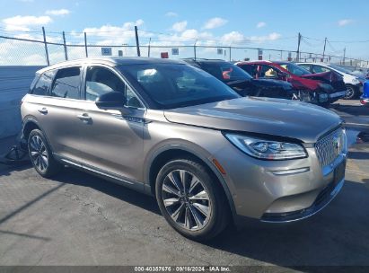 2020 LINCOLN CORSAIR RESERVE Beige  Gasoline 5LMCJ2C98LUL17496 photo #1