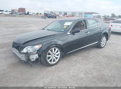 2008 LEXUS LS 460 Black  Gasoline JTHBL46F685053236 photo #3