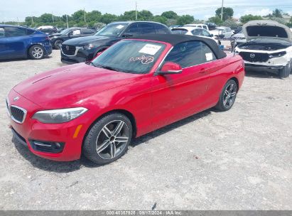 2017 BMW 230I Red  Gasoline WBA2K9C39HV950608 photo #3