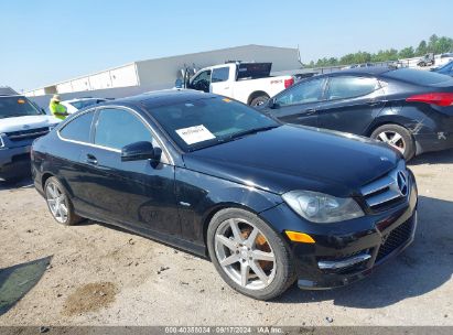 2012 MERCEDES-BENZ C 250 Black  Gasoline WDDGJ4HBXCF747363 photo #1