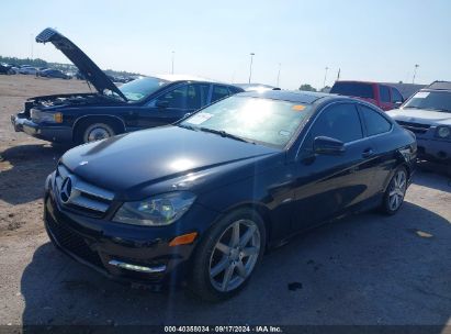 2012 MERCEDES-BENZ C 250 Black  Gasoline WDDGJ4HBXCF747363 photo #3