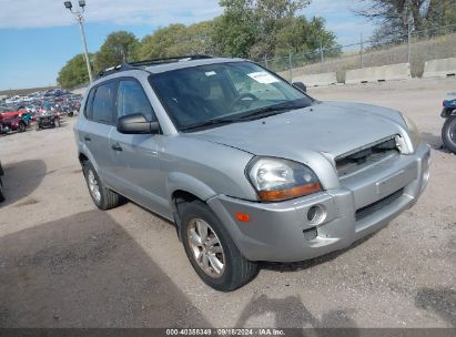 2009 HYUNDAI TUCSON GLS Silver  Gasoline KM8JM12B99U974218 photo #1