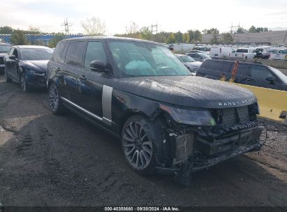 2018 LAND ROVER RANGE ROVER 5.0L V8 SUPERCHARGED Black  Gasoline SALGS5RE6JA384603 photo #1