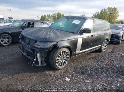 2018 LAND ROVER RANGE ROVER 5.0L V8 SUPERCHARGED Black  Gasoline SALGS5RE6JA384603 photo #3