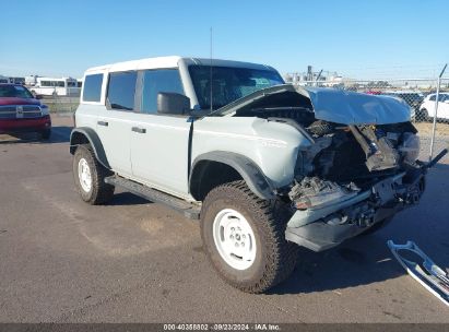 2023 FORD BRONCO HERITAGE EDITION Gray  Gasoline 1FMEE4DP3PLA41281 photo #1