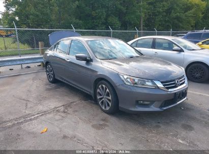 2015 HONDA ACCORD SPORT Black  Gasoline 1HGCR2F5XFA191691 photo #1