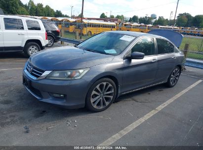 2015 HONDA ACCORD SPORT Black  Gasoline 1HGCR2F5XFA191691 photo #3