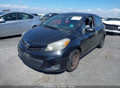 2013 TOYOTA YARIS L Black  Gasoline JTDKTUD30DD572681 photo #3