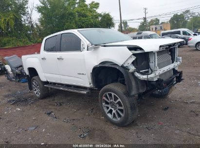 2020 GMC CANYON 4WD  SHORT BOX DENALI White  Gasoline 1GTG6EEN9L1184240 photo #1