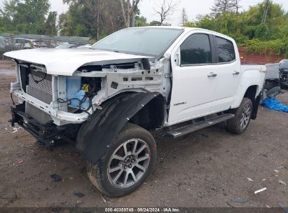 2020 GMC CANYON 4WD  SHORT BOX DENALI White  Gasoline 1GTG6EEN9L1184240 photo #3