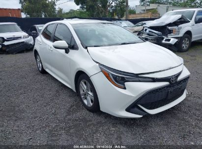 2019 TOYOTA COROLLA SE White  Gasoline JTNK4RBE4K3041349 photo #1