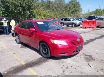 2007 TOYOTA CAMRY LE Red  Gasoline 4T1BE46K57U166507 photo #1