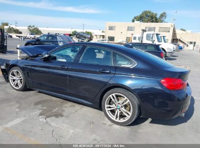 2015 BMW 435I GRAN COUPE Dark Blue  Gasoline WBA4B1C53FD418110 photo #4