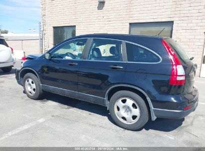 2011 HONDA CR-V LX Black  Gasoline 5J6RE3H31BL041483 photo #4