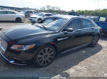 2017 LINCOLN CONTINENTAL RESERVE Black  Gasoline 1LN6L9RP9H5627392 photo #3