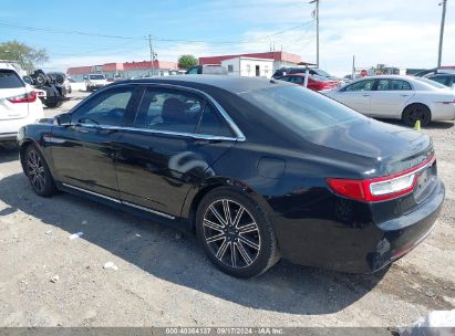 2017 LINCOLN CONTINENTAL RESERVE Black  Gasoline 1LN6L9RP9H5627392 photo #4