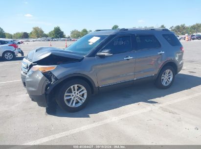 2013 FORD EXPLORER XLT Gray  Gasoline 1FM5K7D82DGB75707 photo #3