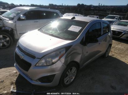 2015 CHEVROLET SPARK 1LT CVT Silver  Gasoline KL8CD6S95FC801281 photo #3