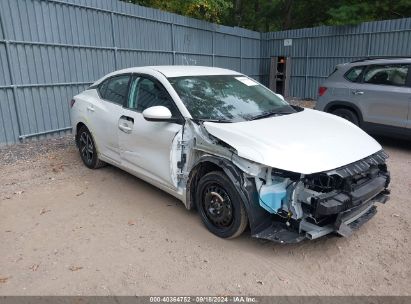 2024 NISSAN SENTRA SV XTRONIC CVT White  Gasoline 3N1AB8CV1RY294874 photo #1