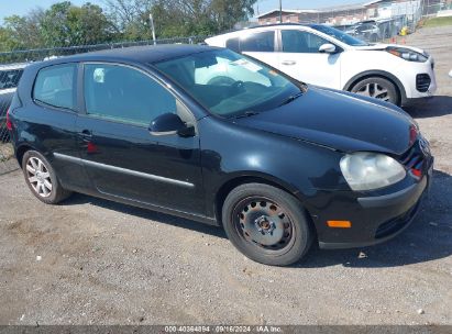 2007 VOLKSWAGEN RABBIT 2-DOOR Black  Gasoline WVWBR71K17W146776 photo #1