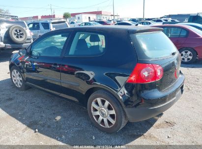 2007 VOLKSWAGEN RABBIT 2-DOOR Black  Gasoline WVWBR71K17W146776 photo #4