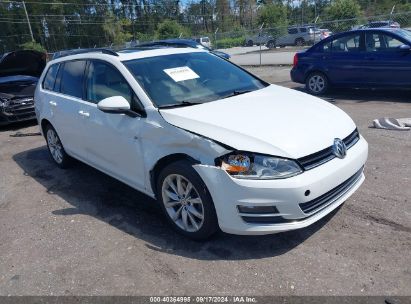 2016 VOLKSWAGEN GOLF SPORTWAGEN TSI SE 4-DOOR White  Gasoline 3VWC17AU1GM512813 photo #1